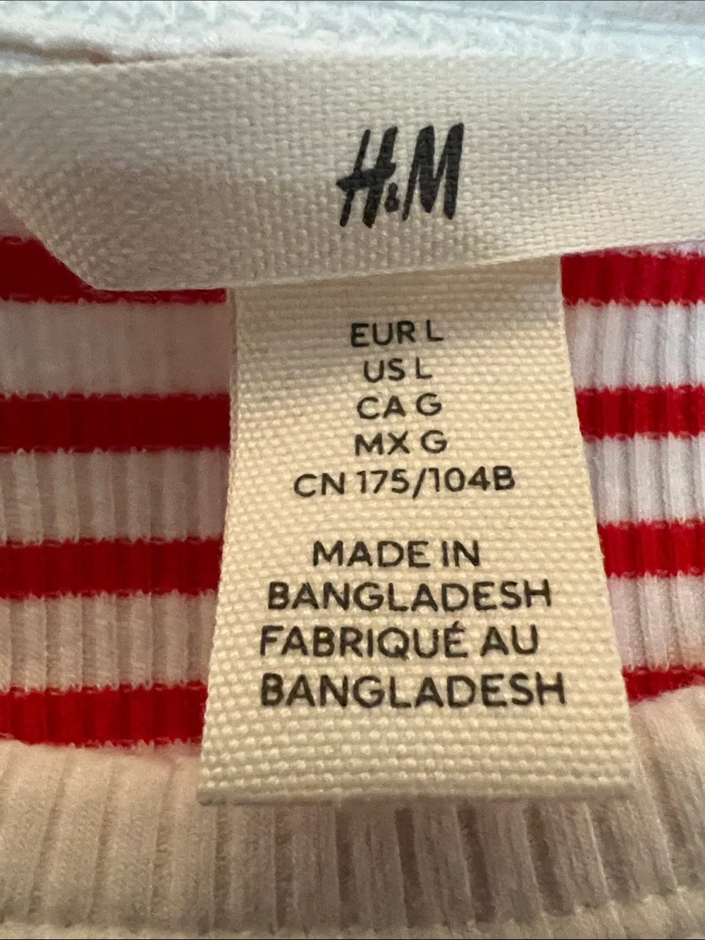 H&M Ribbed Tank Top - Picture 2 of 3
